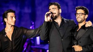 Ignazio Boschetto con il suo gruppo "Il volo"