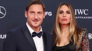 Francesco Totti papillon Ilary Blasi