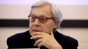 Vittorio Sgarbi Giacca nera