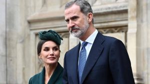 Letizia e Felipe eleganti