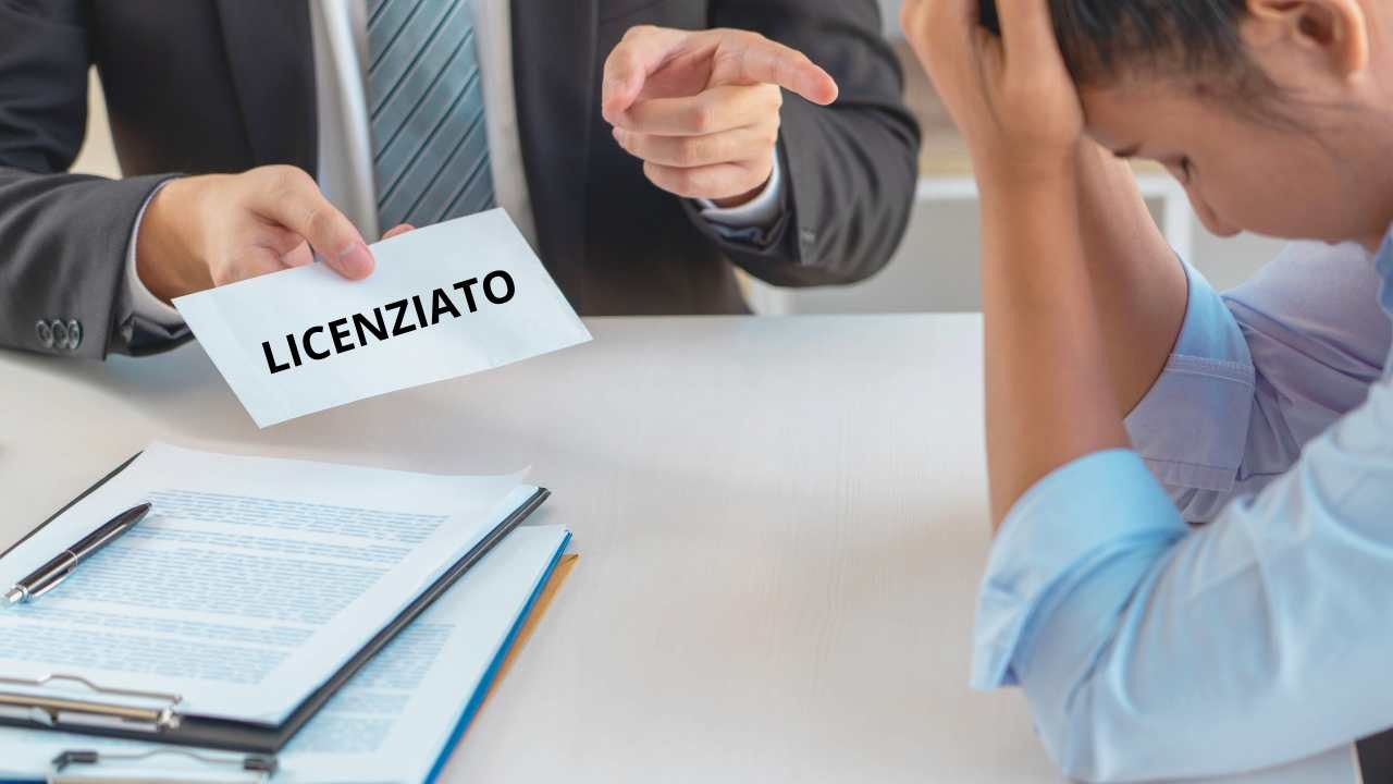 Licenziamento al lavoro