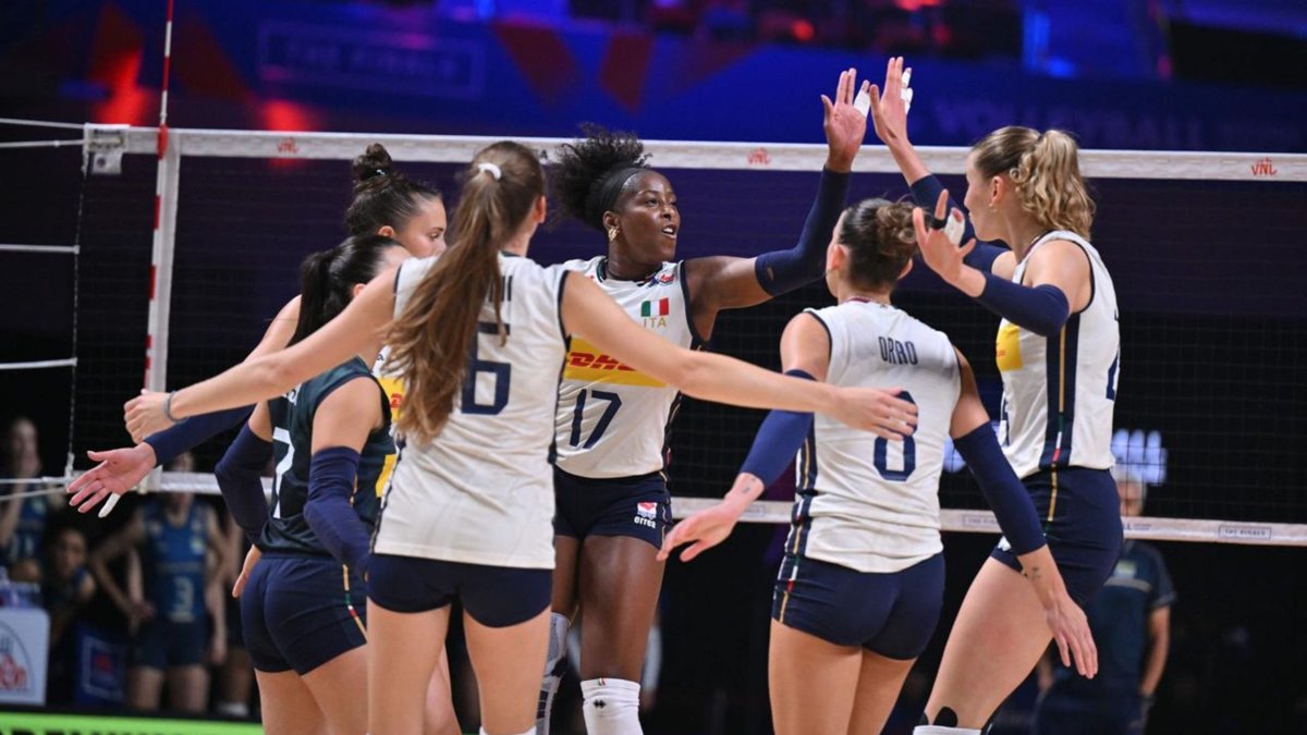 Pallavolo, Italia fermata dal Brasile in semifinale di Nations League
