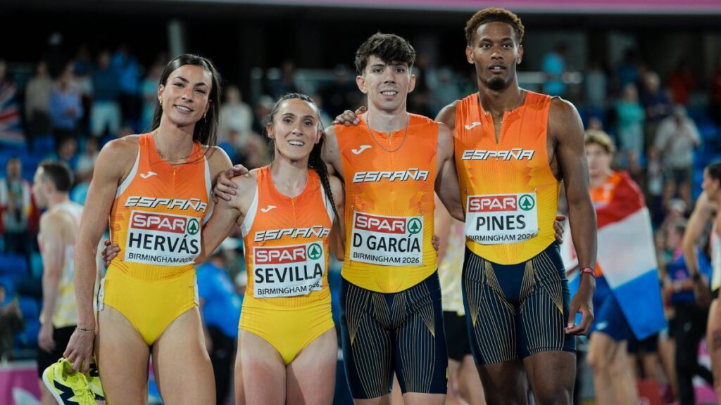 Quinto posto del 4×400 misto in una gara di alto livello ai Europei di Birmingham