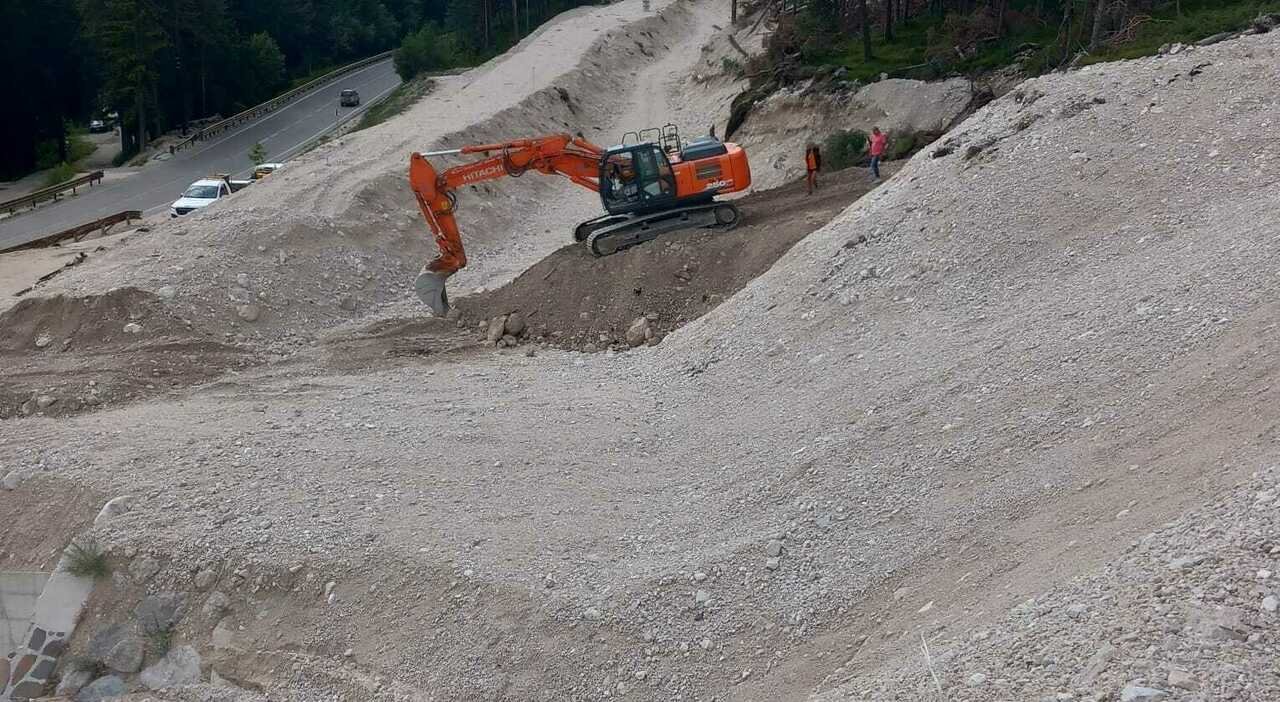 Frana a Croda Marcora, chiusura della Alemagna e sistema di allerta in funzione