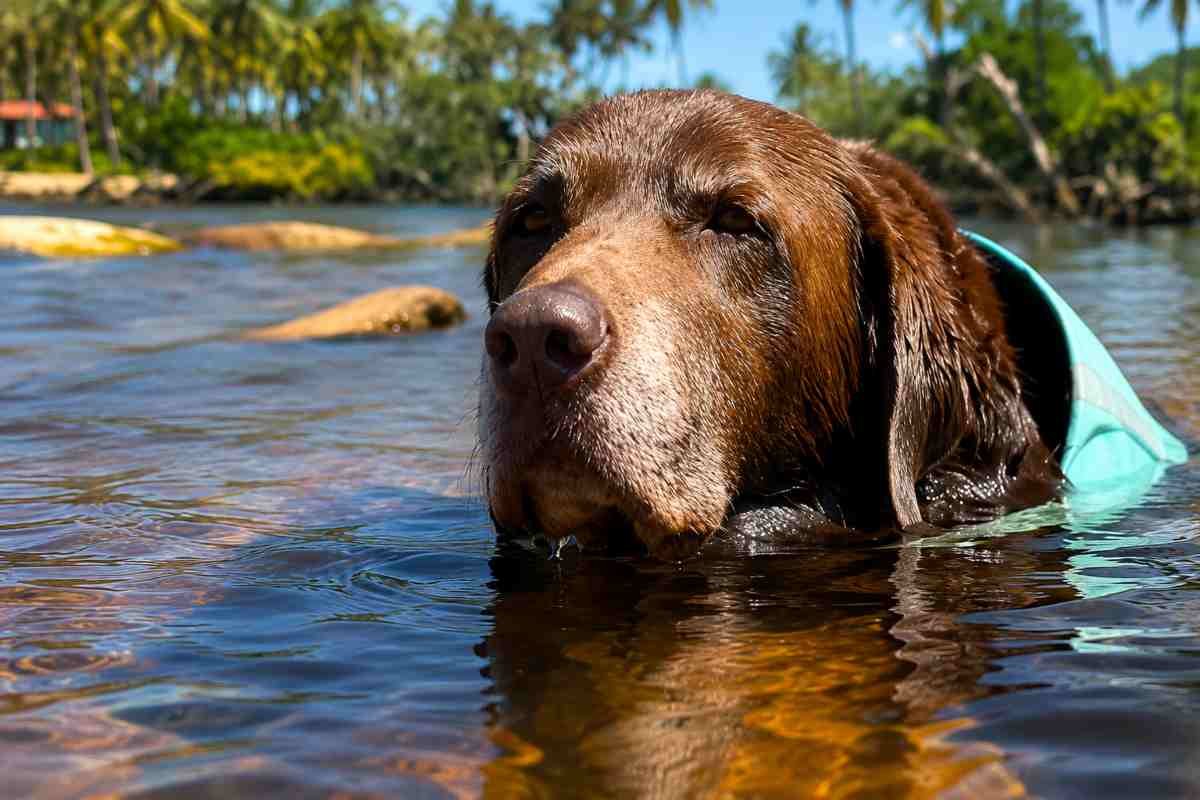 Bono, il Labrador di famiglia, compie 16 anni e torna al luogo che ama