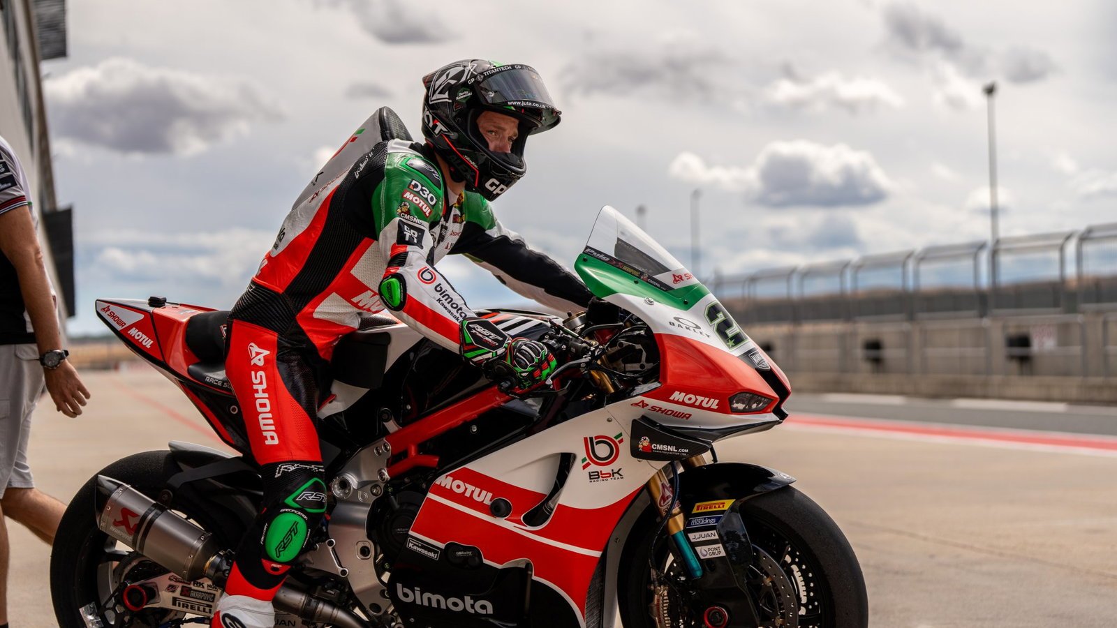Bimota perde due ore di test a Navarra a causa della pioggia