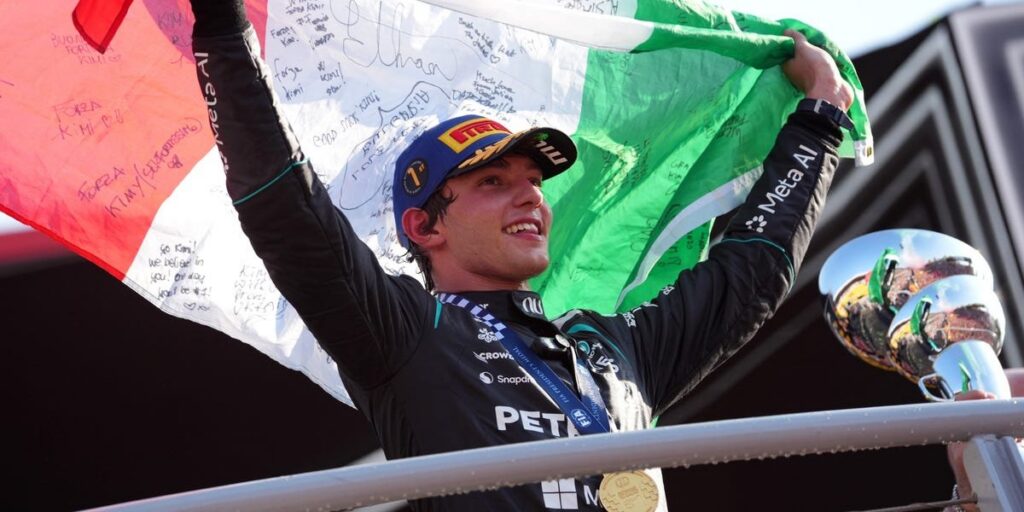 Kimi Antonelli vince a Monza dopo un’impresa straordinaria