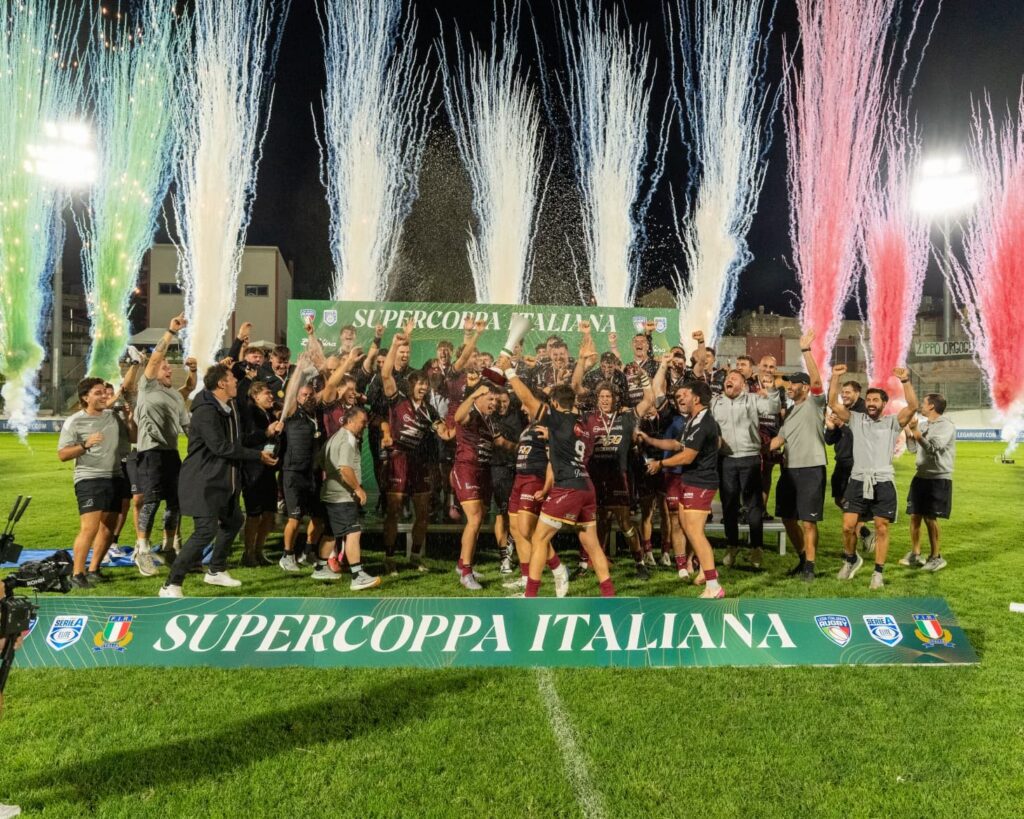 Valorugby Emilia conquista la Supercoppa Italiana 2026 dopo un dominio netto sul Petrarca