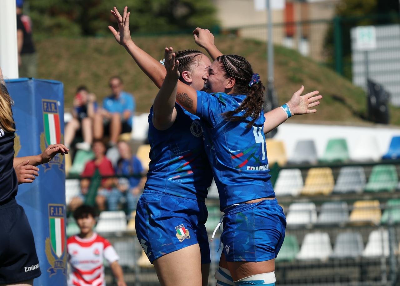 Italia in campo e vince: 55-21 sul Giappone a Fontanafredda