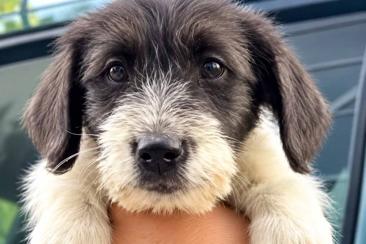 Un cucciolo abbandonato ha trovato una famiglia dopo il pianto che ha commosso il web