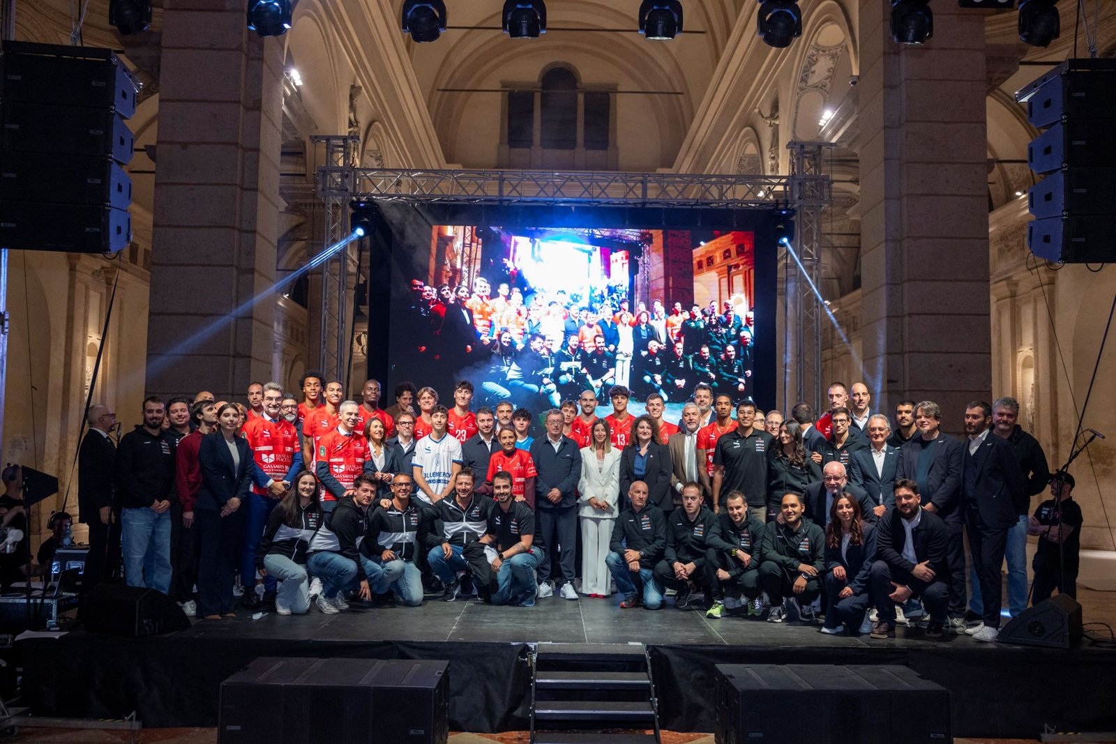 Presentata la squadra di Gas Sales Bluenergy Volley Piacenza in una serata ricca di emozioni e valori